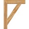 Ekena Millwork Traditional Block Rough Sawn Bracket, Western Red Cedar, 6"W x 36"D x 48"H BKT06X36X48TRA05RWR - alternate 3